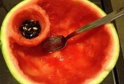 网红吃瓜大勺子图片